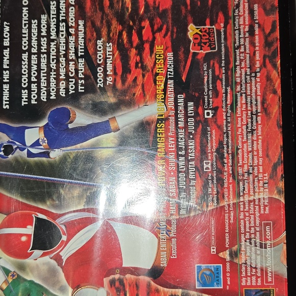 Power Rangers Time Force Power Ranger Light Speed Rescue VHS Movie Bundle - Picture 9 of 12